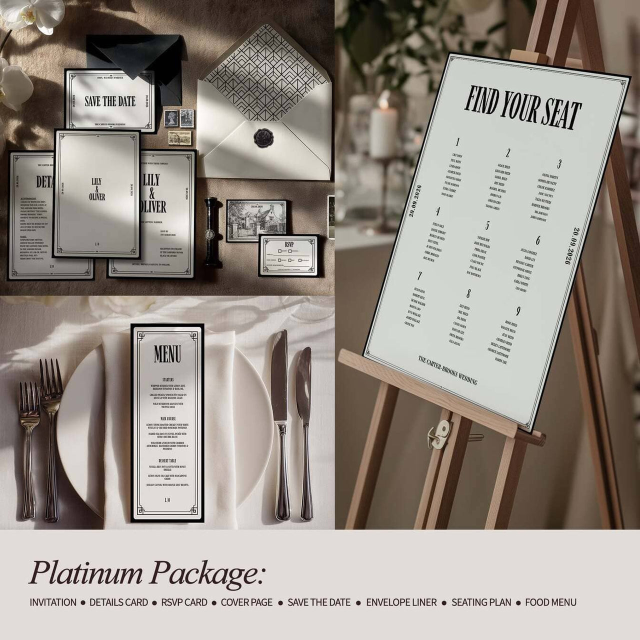 Luxury wedding invitations, editable templates, and printable Canva wedding invites for modern couples. Elegant invitation suites, save the dates, RSVP cards, menus, and seating charts—all fully customizable in Canva. Perfect for DIY brides seeking affordable, luxury wedding stationery that looks professionally designed. Modern, minimalist, timeless invitation designs for elegant weddings. Download, edit, and print to match your color palette and wedding theme.