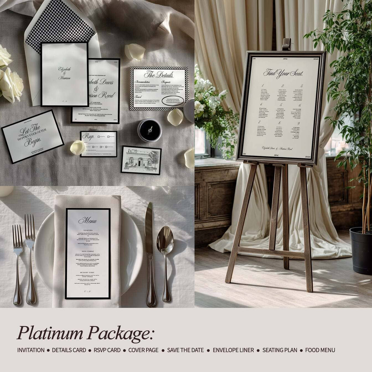 Luxury wedding invitations, editable templates, and printable Canva wedding invites for modern couples. Elegant invitation suites, save the dates, RSVP cards, menus, and seating charts—all fully customizable in Canva. Perfect for DIY brides seeking affordable, luxury wedding stationery that looks professionally designed. Modern, minimalist, timeless invitation designs for elegant weddings. Download, edit, and print to match your color palette and wedding theme.