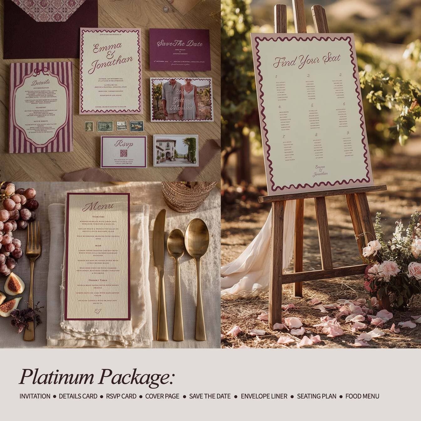 Luxury wedding invitations, editable templates, and printable Canva wedding invites for modern couples. Elegant invitation suites, save the dates, RSVP cards, menus, and seating charts—all fully customizable in Canva. Perfect for DIY brides seeking affordable, luxury wedding stationery that looks professionally designed. Modern, minimalist, timeless invitation designs for elegant weddings. Download, edit, and print to match your color palette and wedding theme.