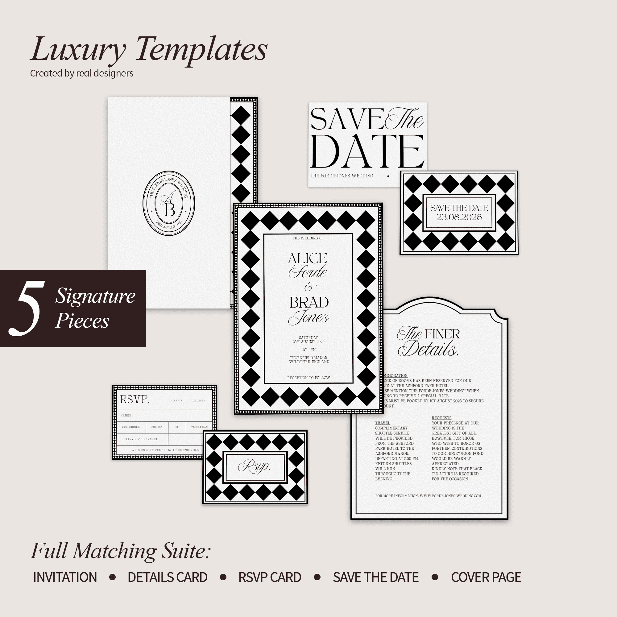 Luxury Wedding Stationery