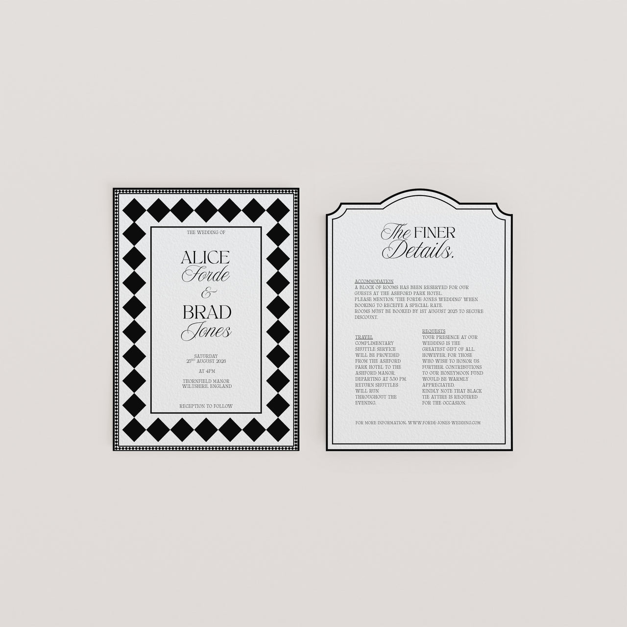 Luxury Wedding Stationery