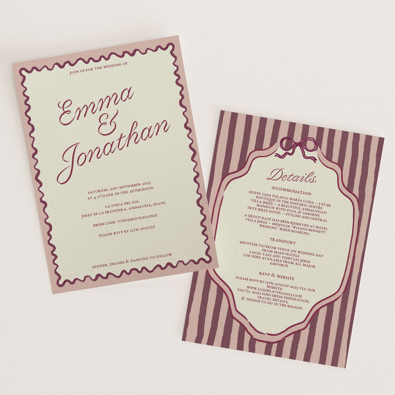 Luxury Wedding Stationery