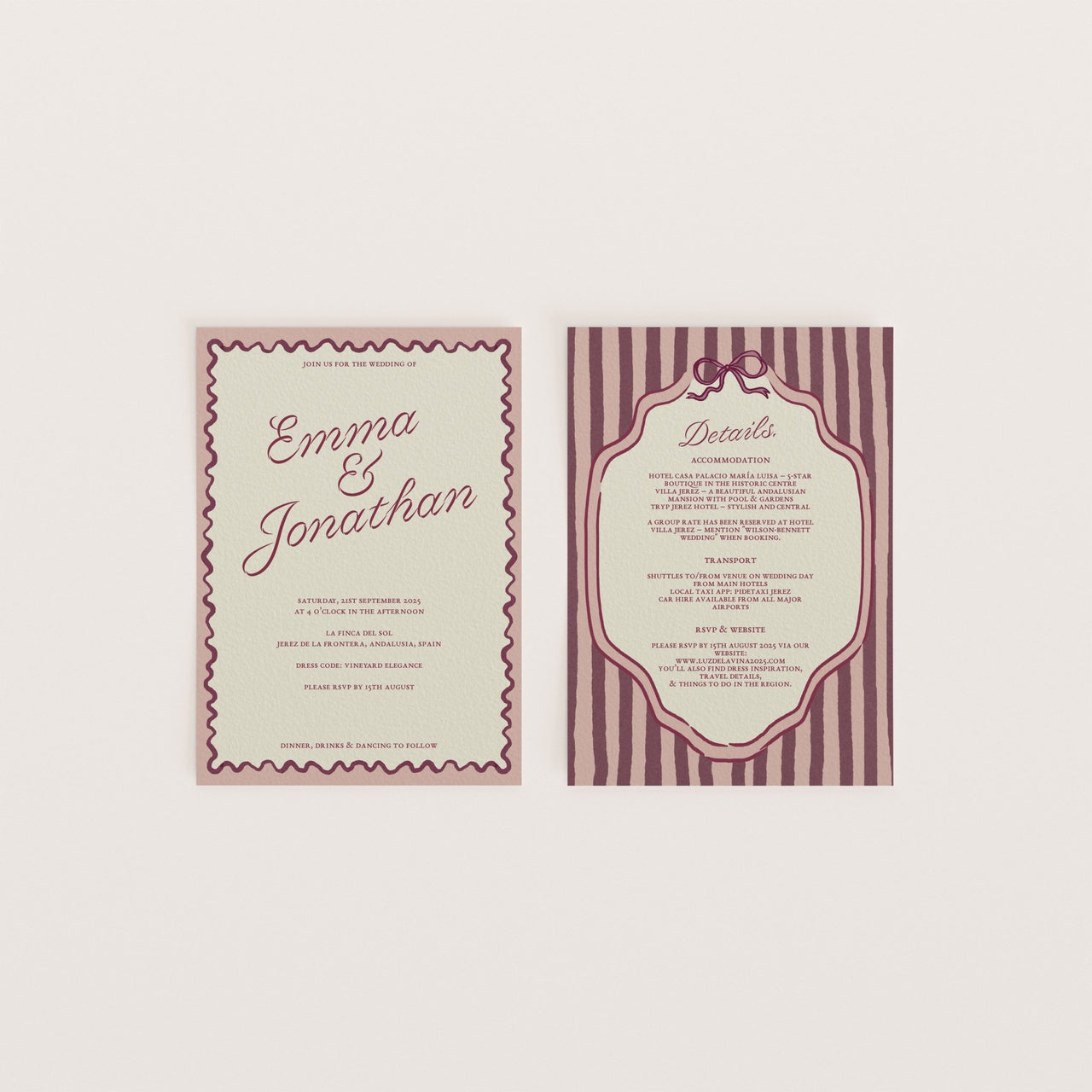 Luxury Wedding Stationery